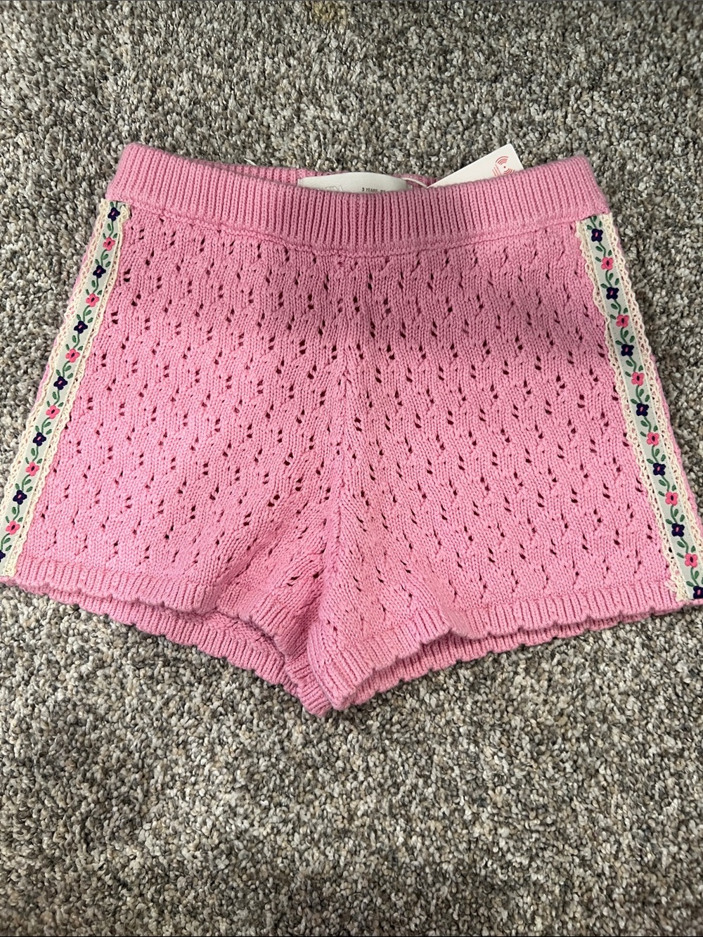 Zara crochet shorts